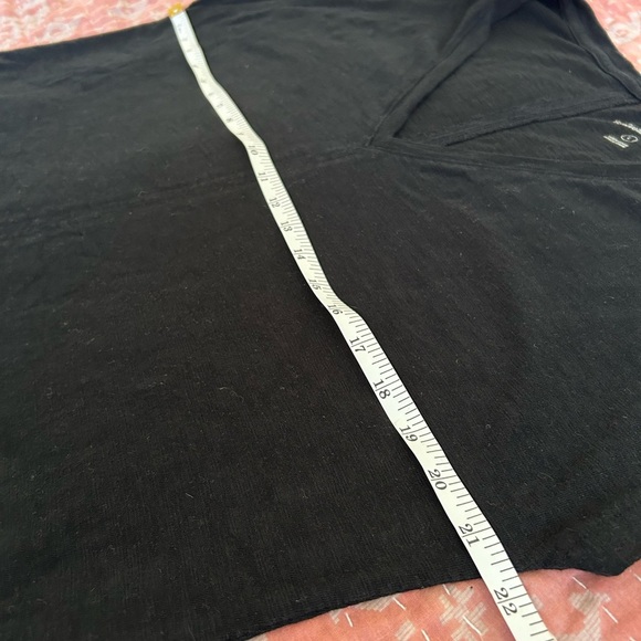 Cotton slub Maxi dress Black V-neck Universal Thread Women’s Large - Picture 4 of 7